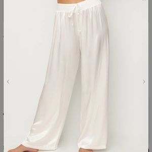 PJ Harlow Jolie Satin Pants Pearl Sz M